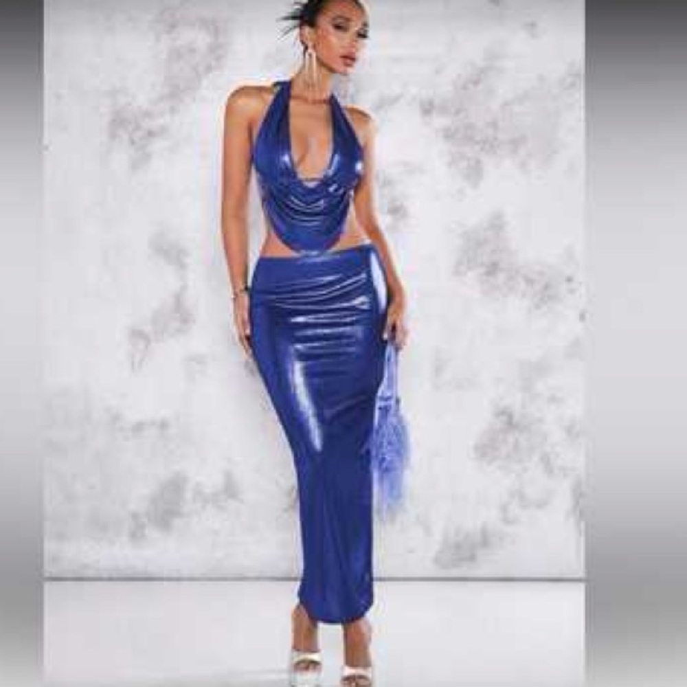 Stunning Royal Blue 2 Piece Set